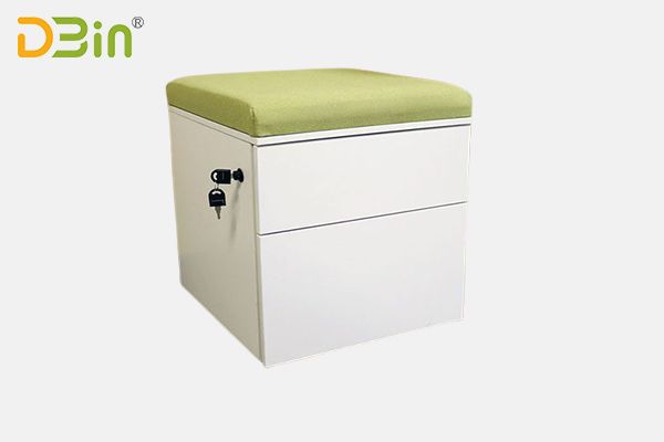 2021 new design 2 drawer mobile pedestal with cushion